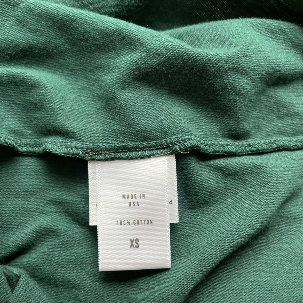 Letluv Def Leppard 1987 Graphic Tee Anthropologie Green Women's XS Made in USA - Picture 6 of 10